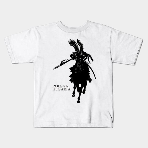 Polish Winged Hussar Kids T-Shirt by biggeek